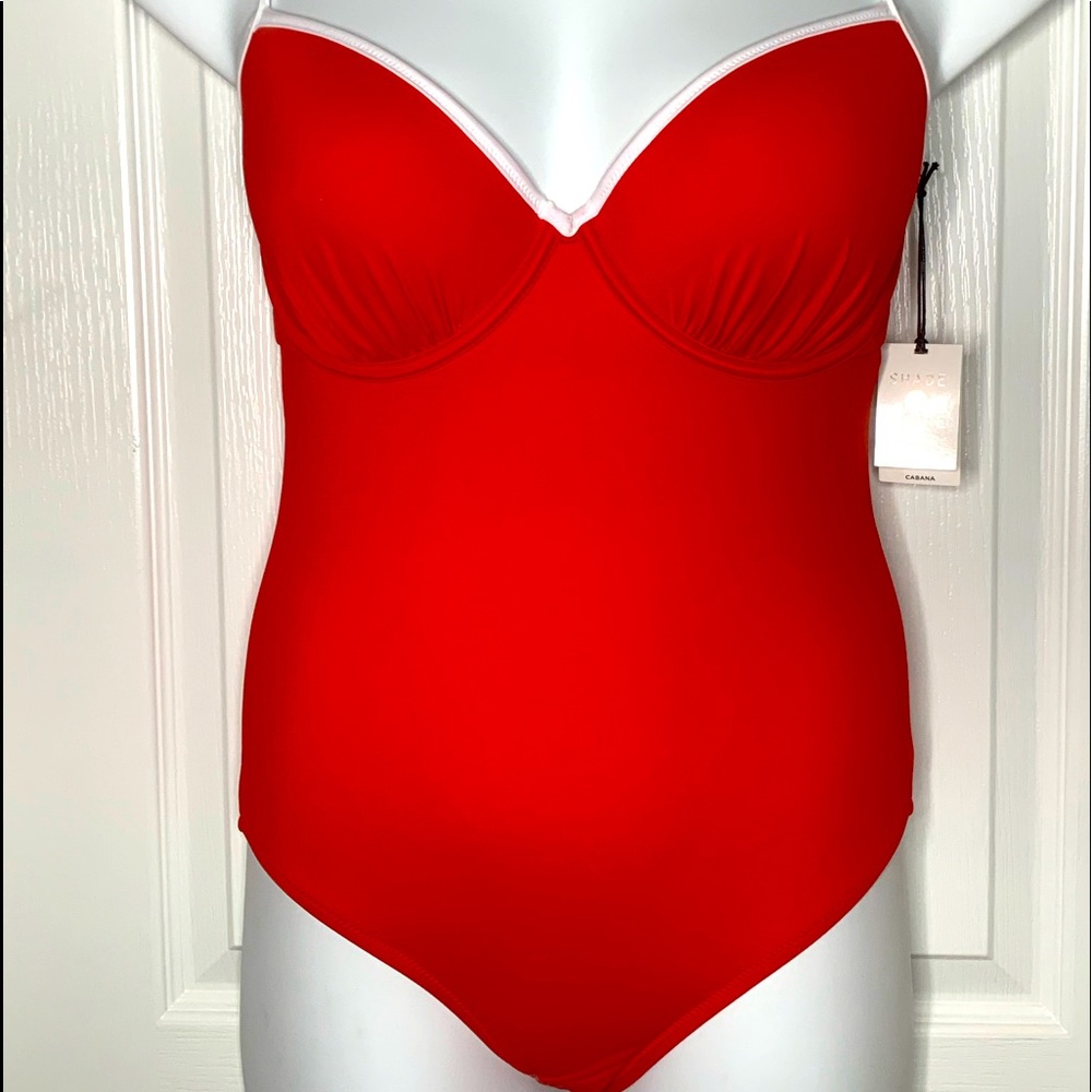Bathing suit 🩱 Bright Red -New- Size 34DD